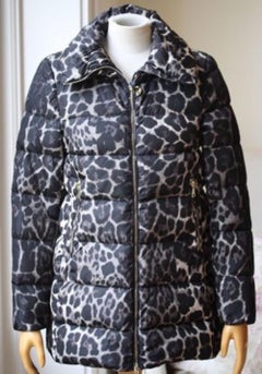 Moncler Torcelle Leopard-Print Puffer Jacket