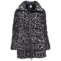 Moncler Torcelle Leopard-Print Puffer Jacket 
