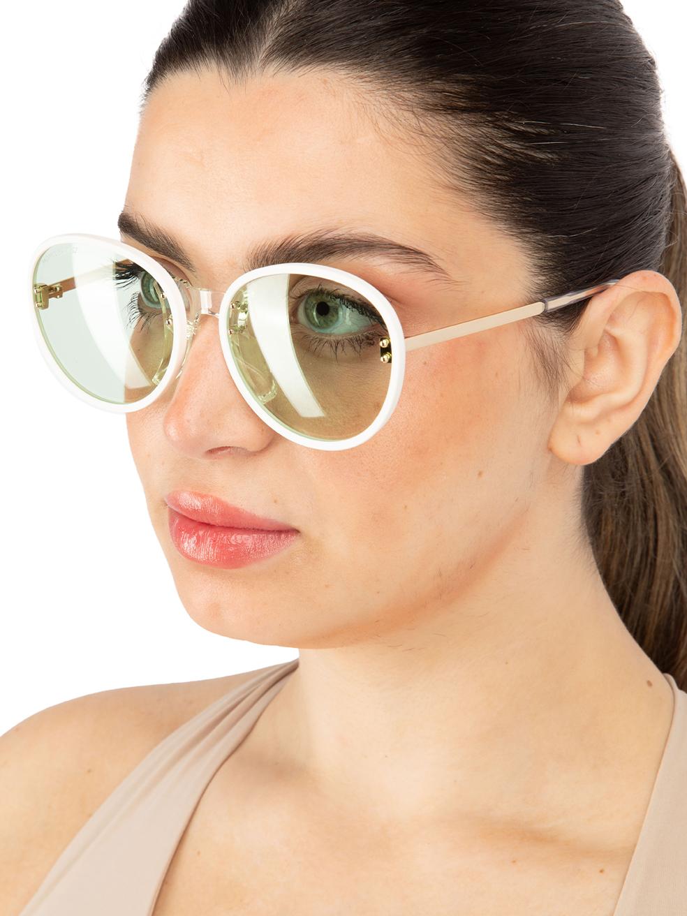 CONDITION is New with tags on this brand new Monclerdesigner item. This item comes with original packaging. Please note cases may differ from the picture.
 
 
 
 Details
 
 
 Model: ML0187P 32N
 
 White
 
 Acetate
 
 Round Eye Sunglasses
 
 Tinted