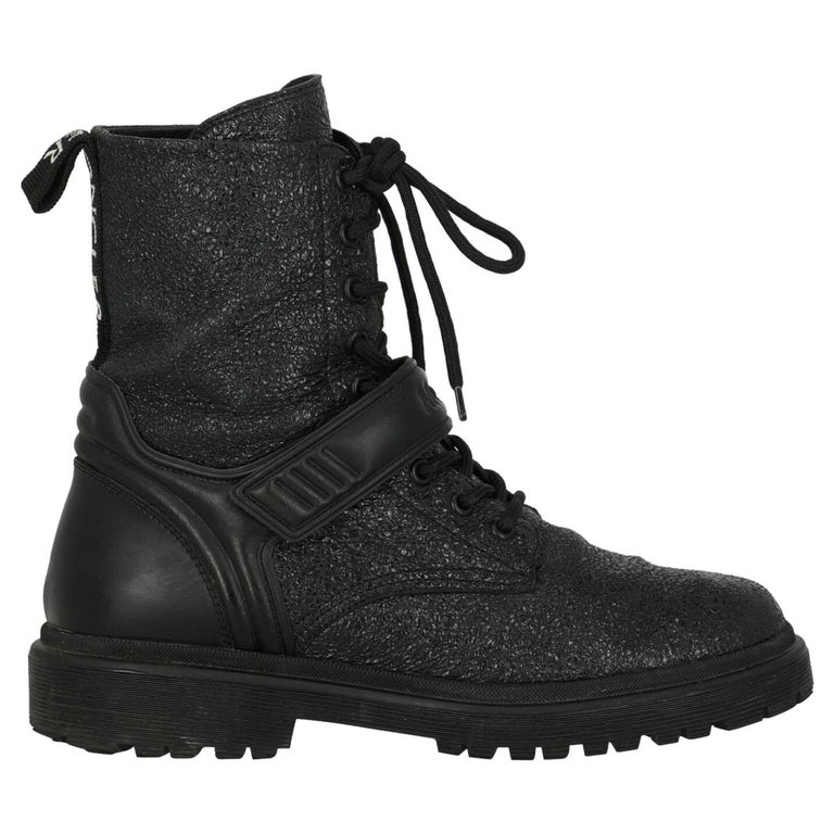 Moncler Women Ankle boots Black Leather EU 38 at 1stDibs