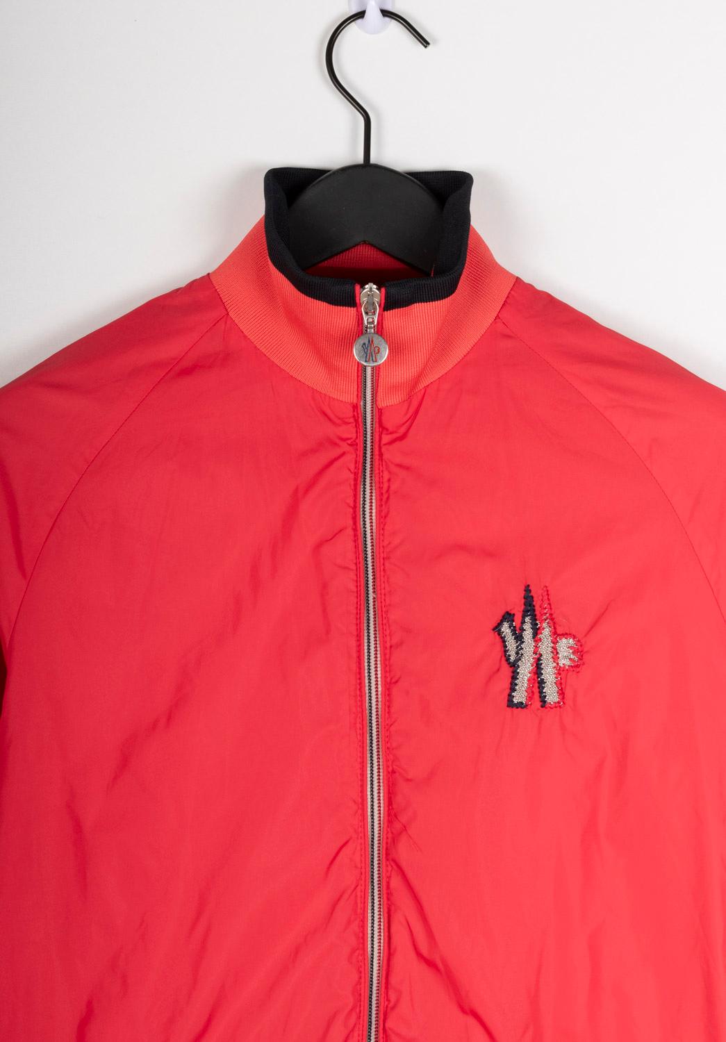 Red Moncler Women Jacket Vintage Acacia Size 2/M, S1345 For Sale