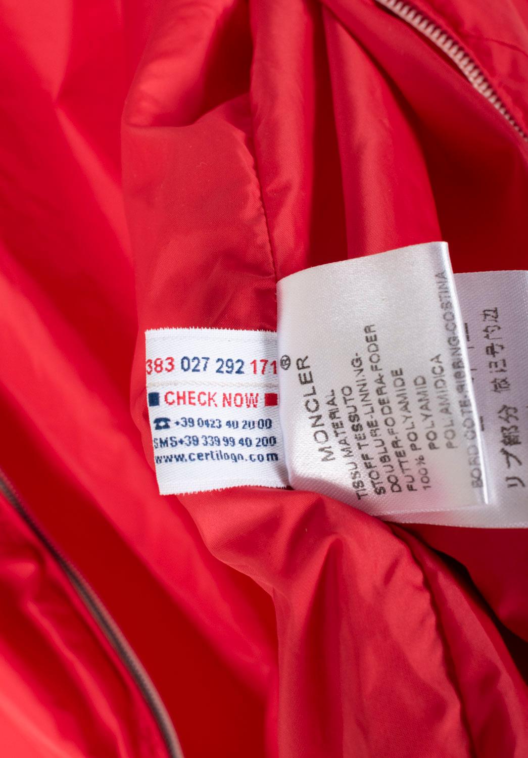 Moncler Women Jacket Vintage Acacia Size 2/M, S1345 For Sale 4