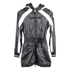 Moncler Frauen lange Jacke mit Kapuze Gürtel Jacke Größe 1-S/M, S1499