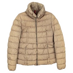 Moncler Women's Down Jacket Polyamide Size 1 Red Fraise