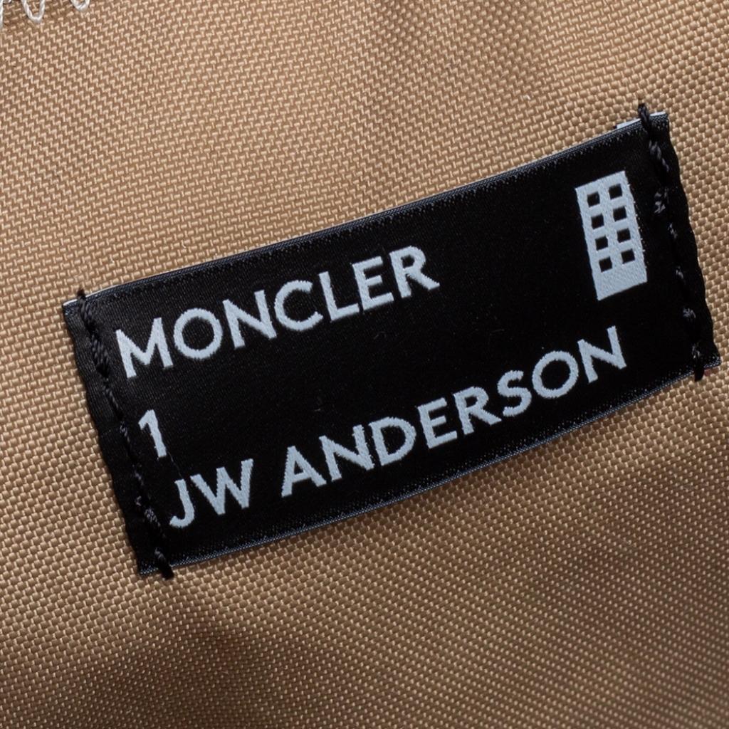 Moncler x JW Anderson Beige/Brown Canvas Shopper Tote 4