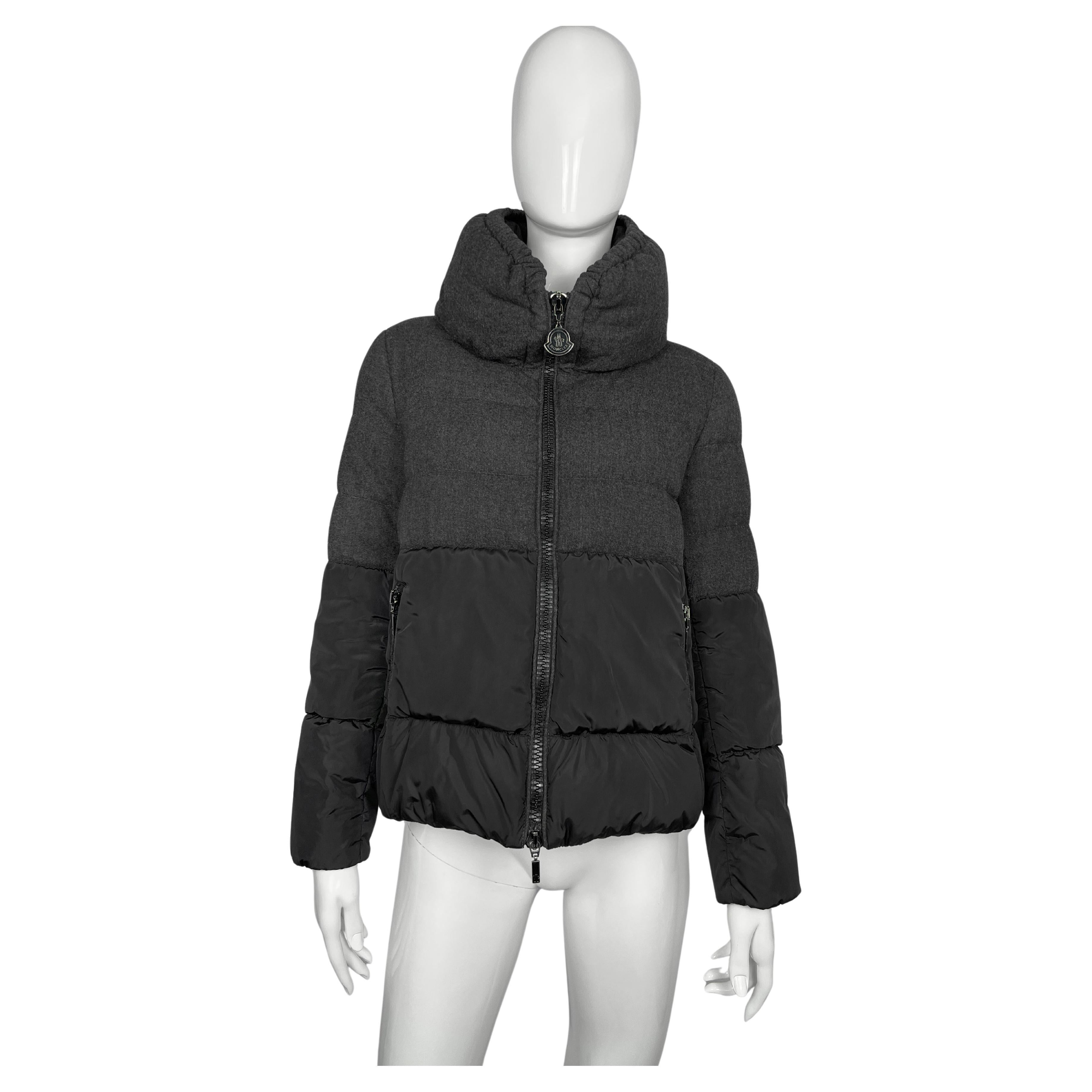 Moncler x Loro Piana (Rain System Zelander) real down zipper wool jacket im Angebot