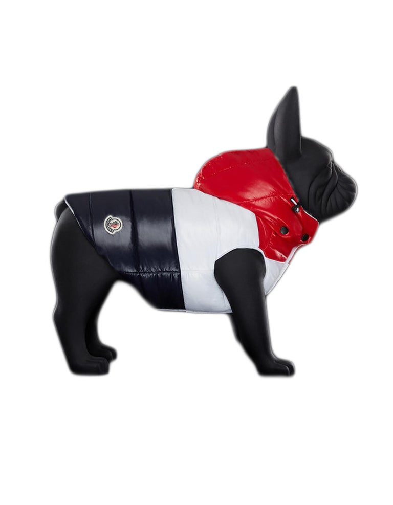 Moncler x Poldo Dog Couture Mondog Nylon Laque Vest W/ Removable Hood Sz 0  For Sale at 1stDibs | moncler dog vest, mondog jacket, dog moncler vest