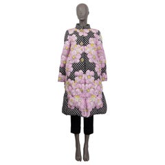 MONCLER x RICHARD QUINN pink FLORAL & DOTTED Down Puffer Coat Jacket 1 XS