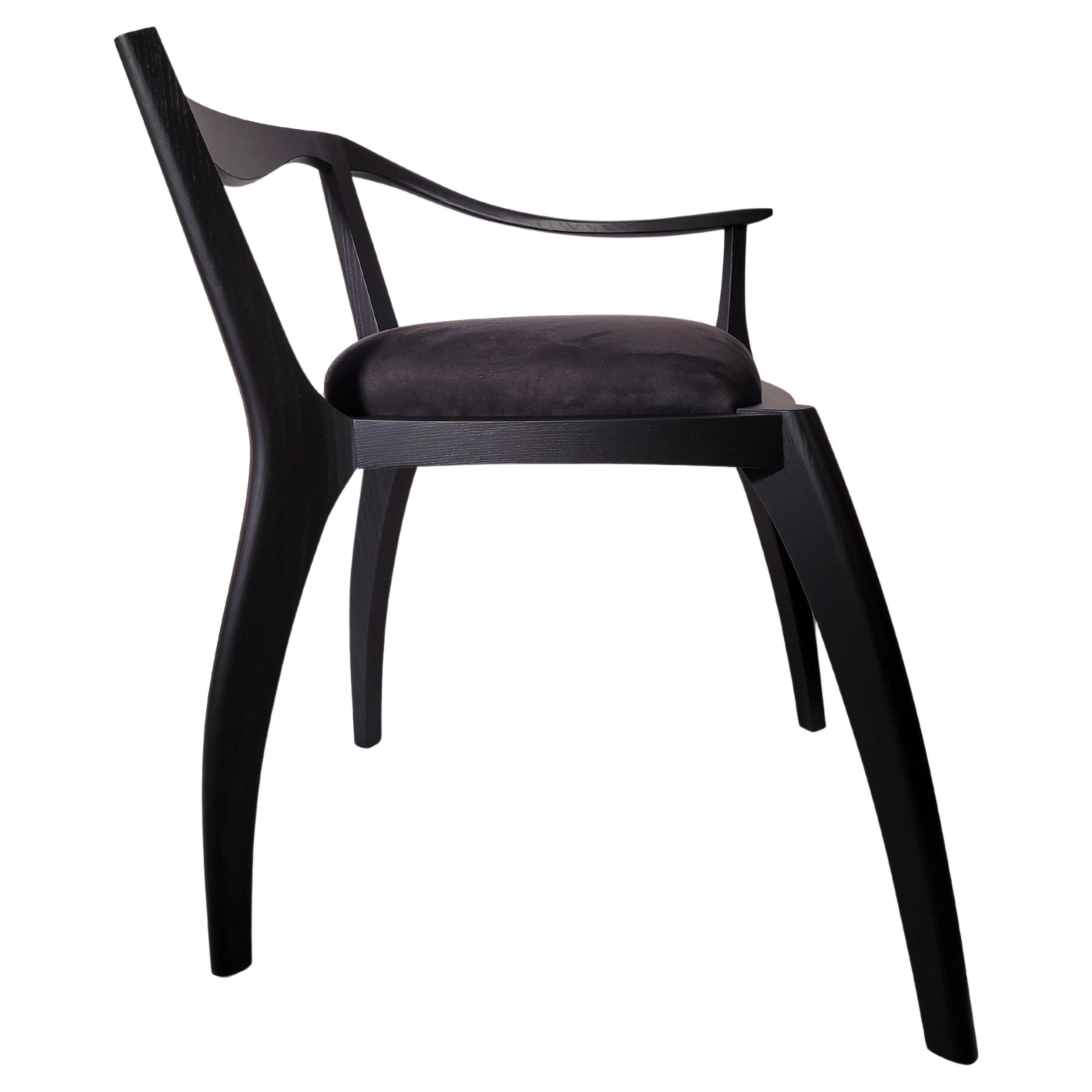 Mond 12 Reading Chair - Modern Design hand-crafted in Germany For Sale