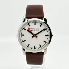 Mondaine Simply Elegant Steel White Dial Mens Watch A638.30350.11SBG