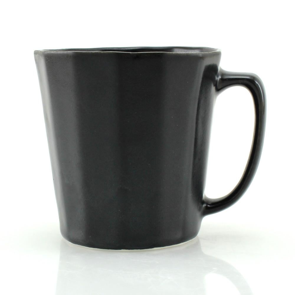 Monday Mug Silk White and Mica Satin Matte Set of Eight Coffee Mugs For Sale 1