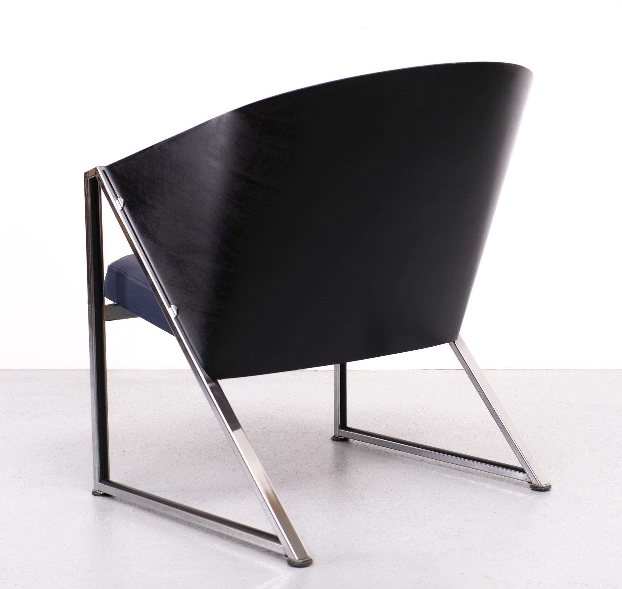 Post-Modern Mondi Soft Chair by Jouko Jarvisalo for Inno OY, Finland, 1980s For Sale