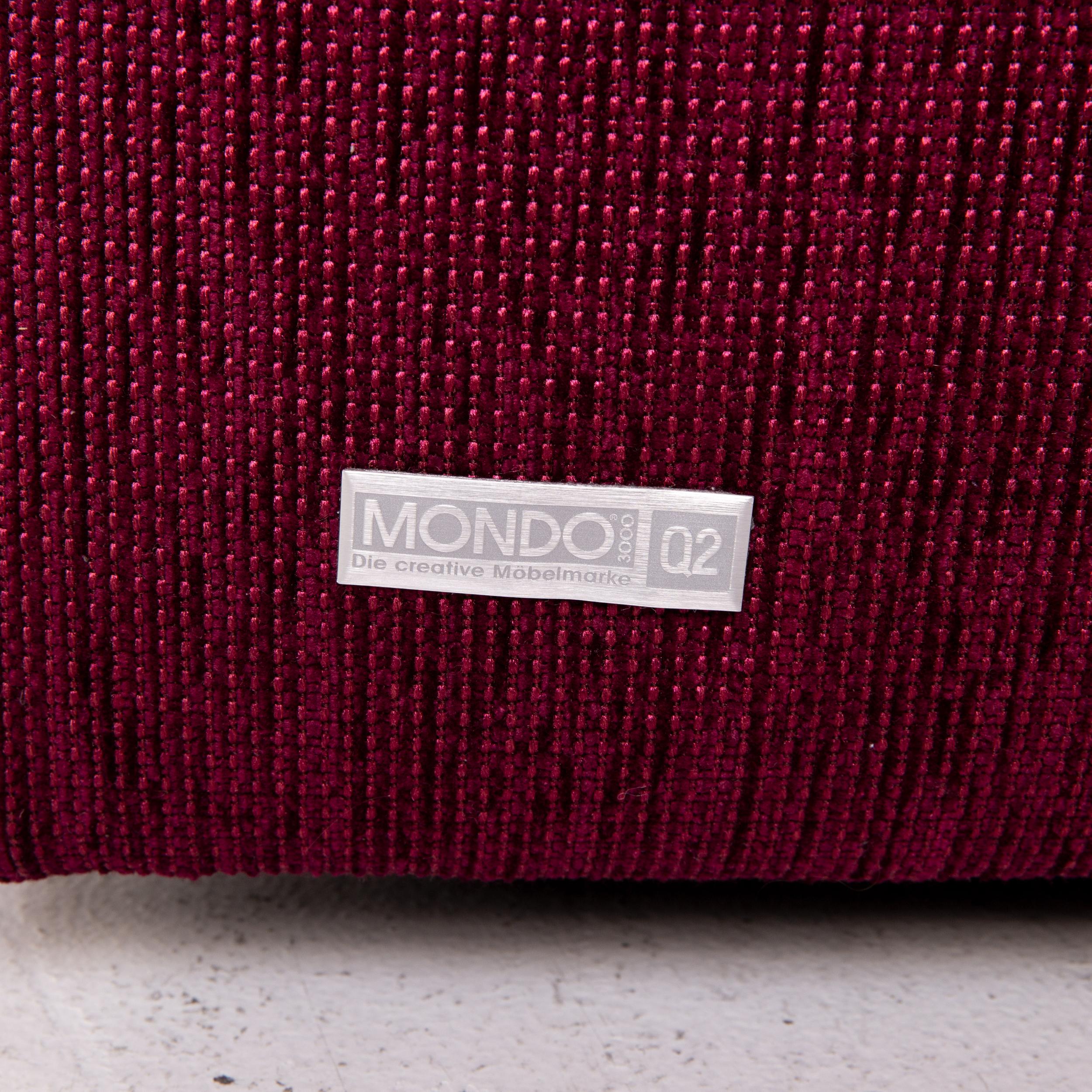 Mondo Fabric Corner Sofa Electrical Function Purple Berry Relax Function Sofa For Sale 2
