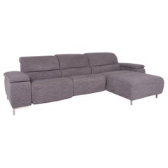 Mondo Fabric Corner Sofa Gray Sofa Function Relaxation Couch