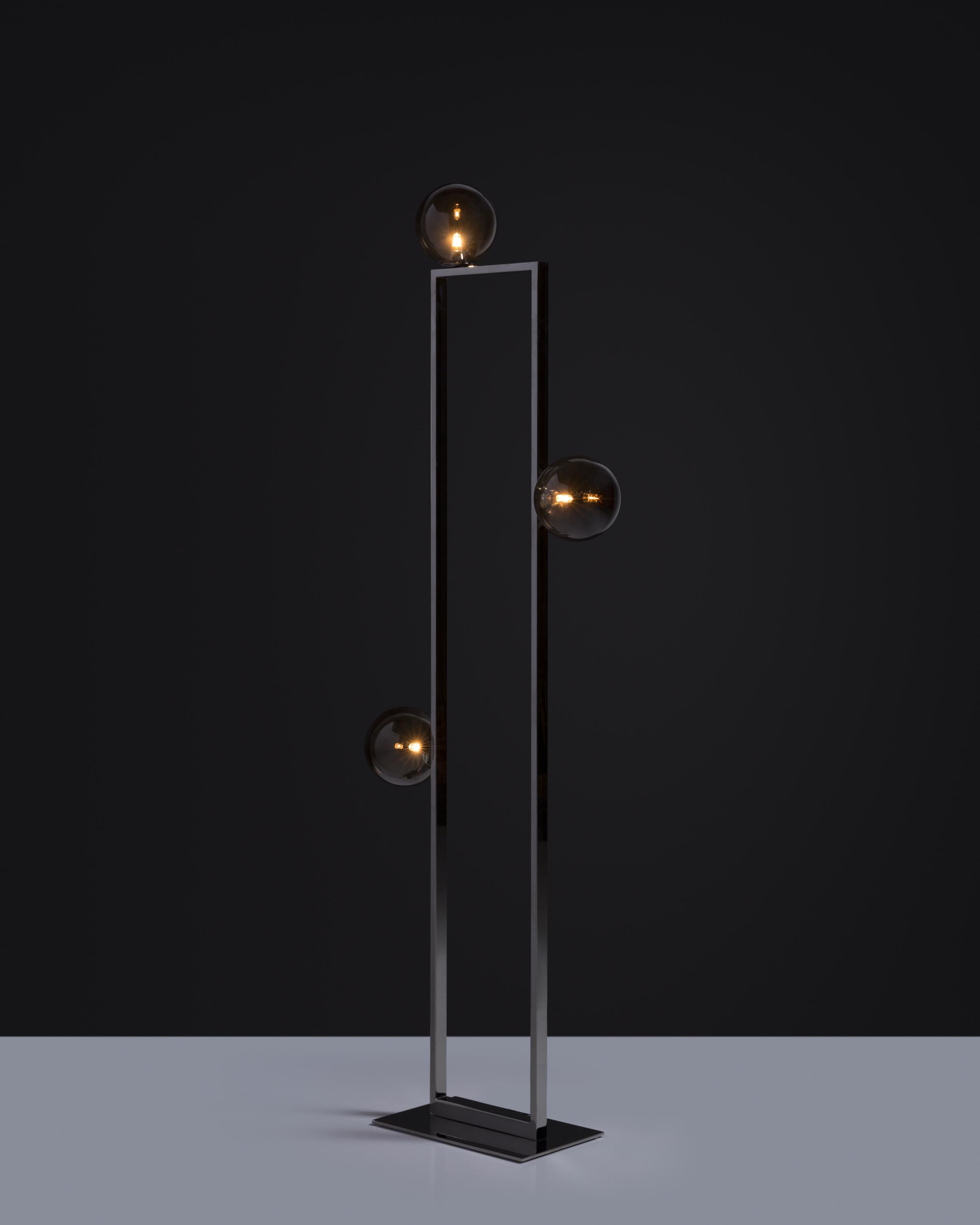 Lampadaire en verre Mondrian Neuf - En vente à Chicago, IL