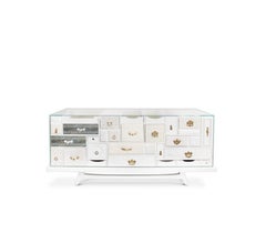 Modern Contemporary Mondrian Lacquered in Wood Sideboard by Boca do Lobo