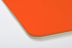 MONDRIAN – Rectangular Placemat – Spritz Orange & Luna White