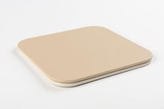 MONDRIAN – Square Coasters Flat Set – 6 pieces – Cappuccino Beige