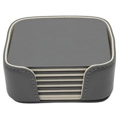 MONDRIAN – Square Coasters Flat Set – 6 pieces – Pietra Grey