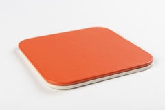 MONDRIAN – Square Coasters Flat Set – 6 pieces – Spritz Orange