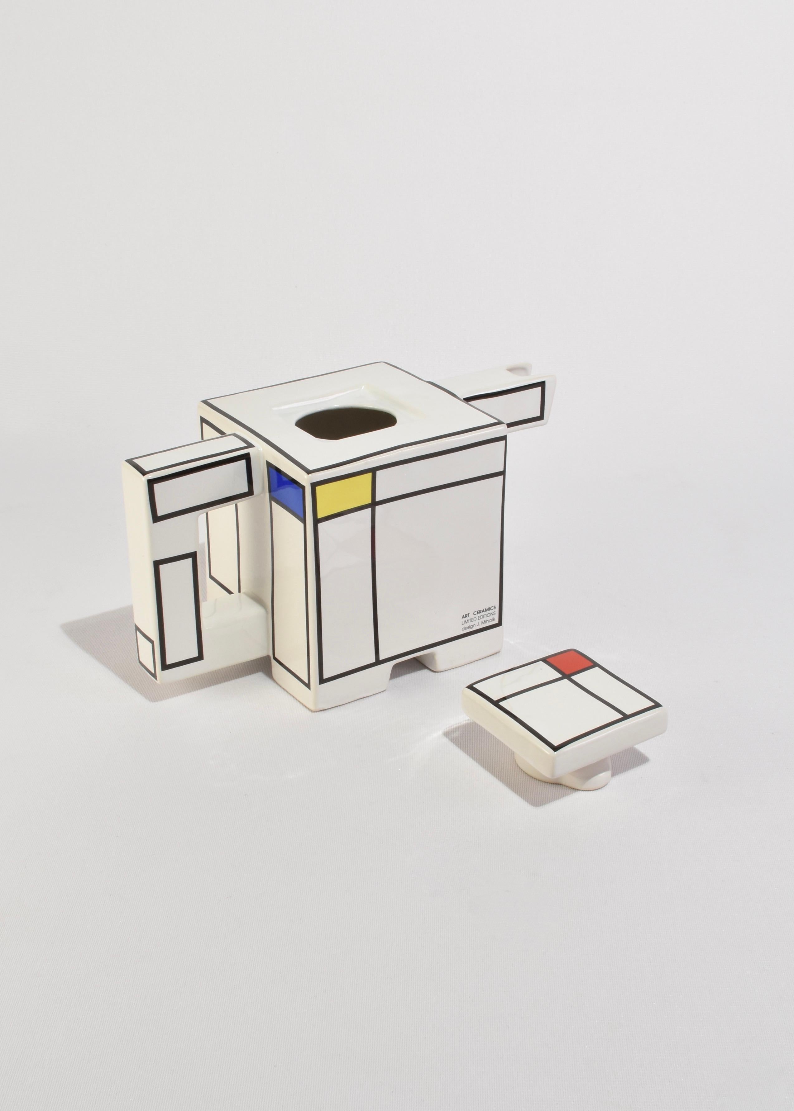 Mondrian Teekanne im Zustand „Hervorragend“ im Angebot in Richmond, VA