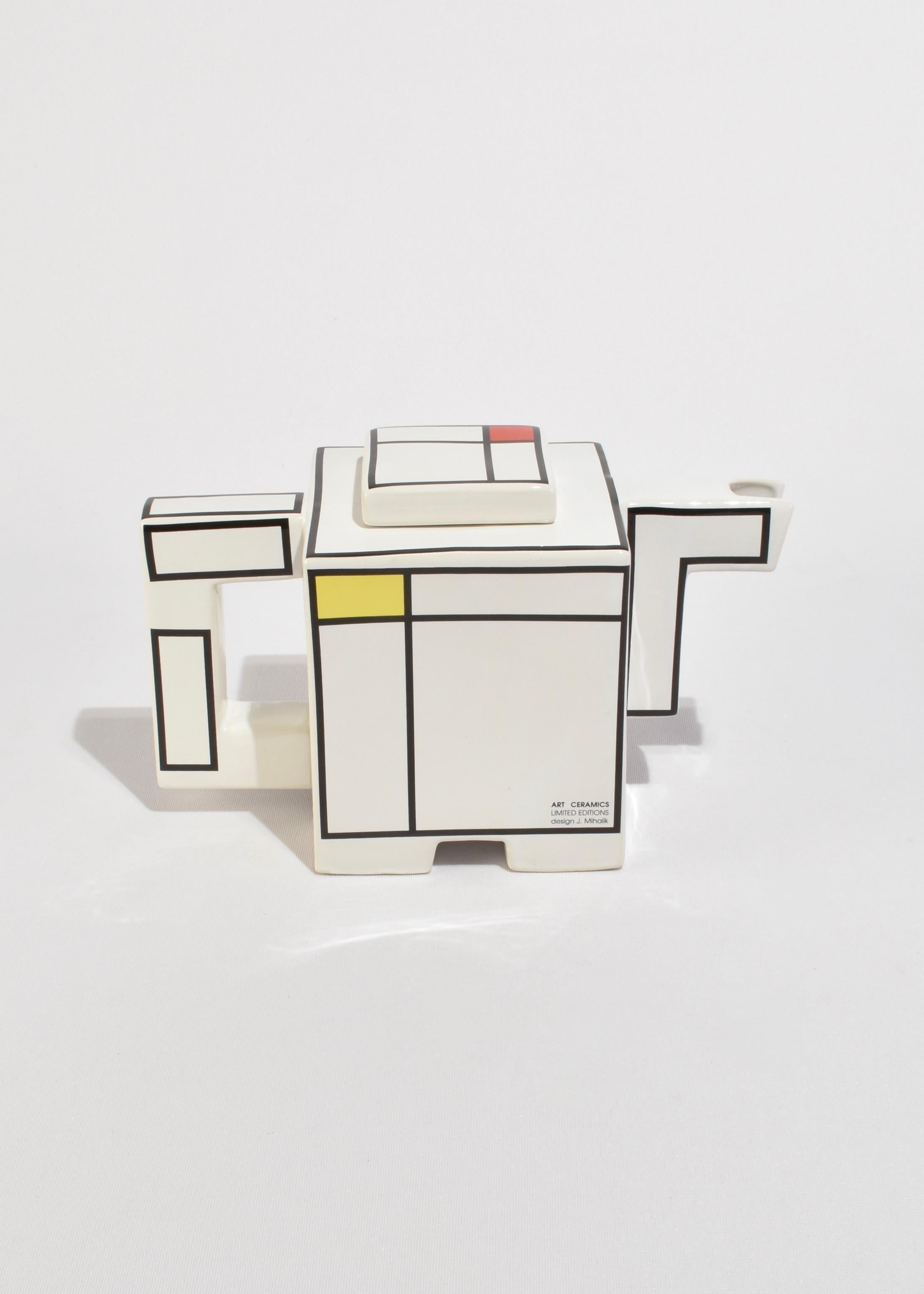 Mondrian Teekanne (20. Jahrhundert) im Angebot