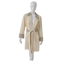 Mondrian Vintage Dressing Gown in Black and White