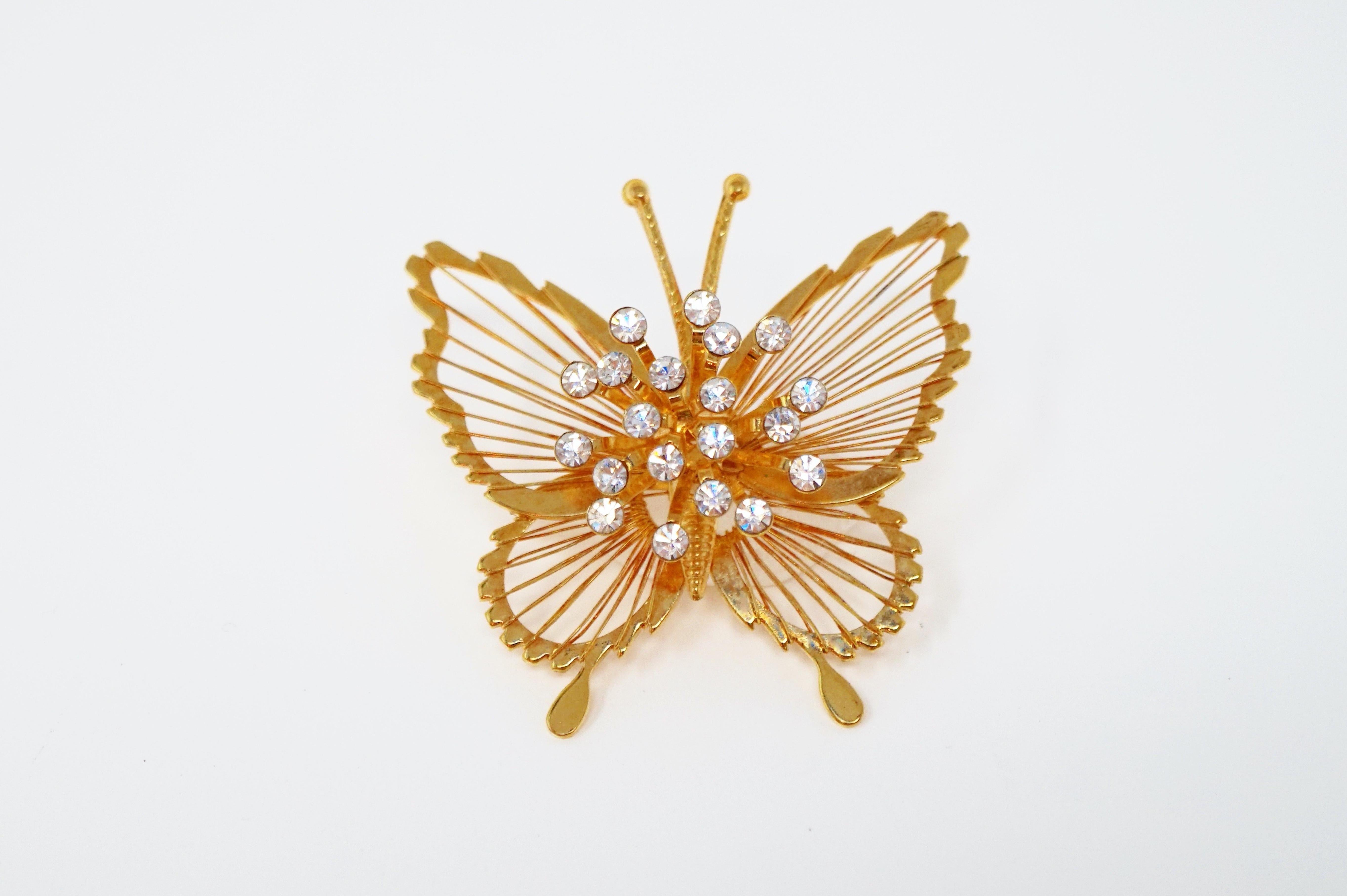 monet brooch butterfly