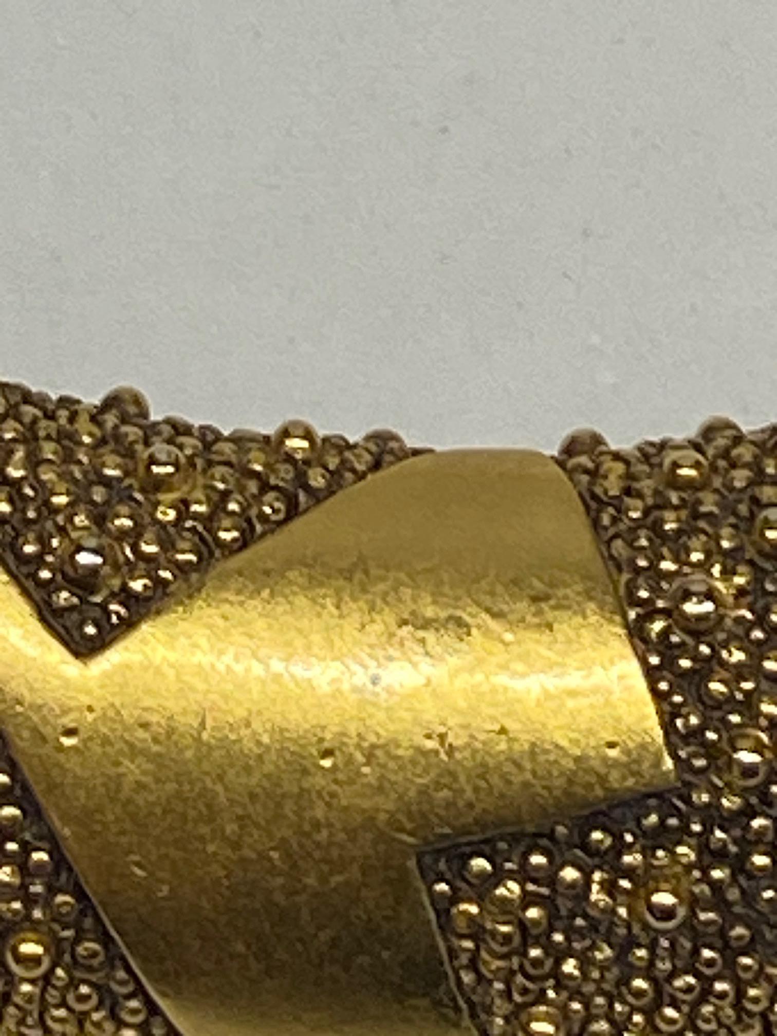 Monet 1980s Abstract Woven Collar Necklace 1