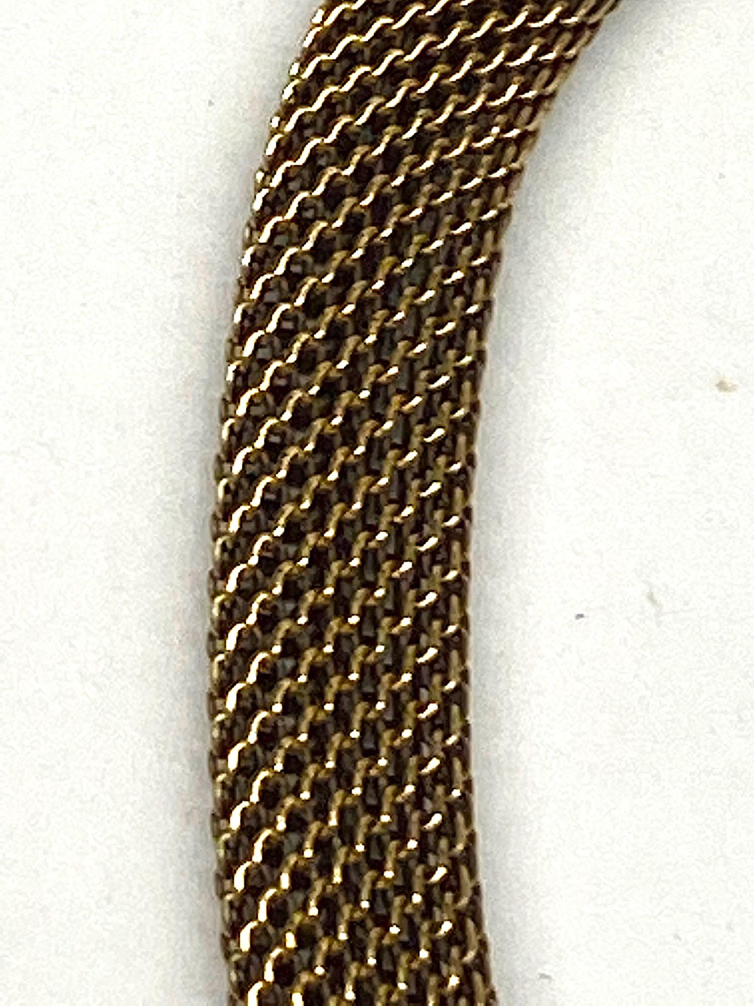 Monet 1980s Abstract Woven Collar Necklace 3