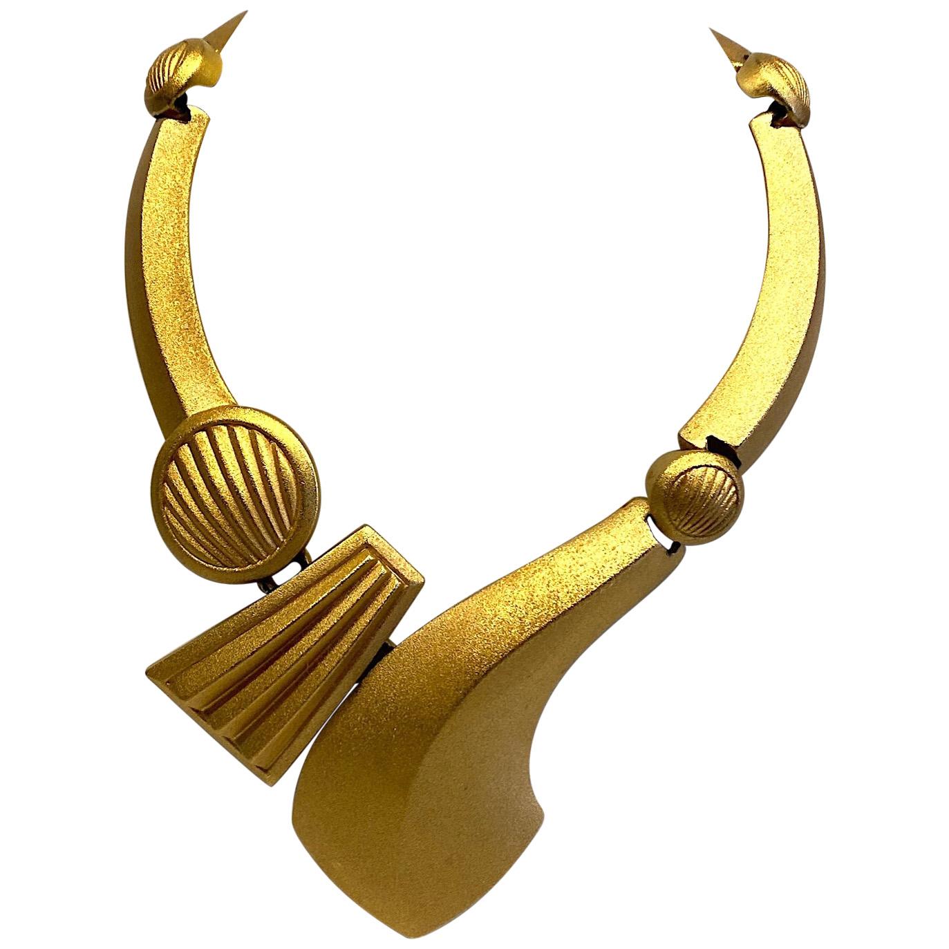 Details about   Vintage Gold-tone Monet Serpentine Chain Necklace mint condition! 