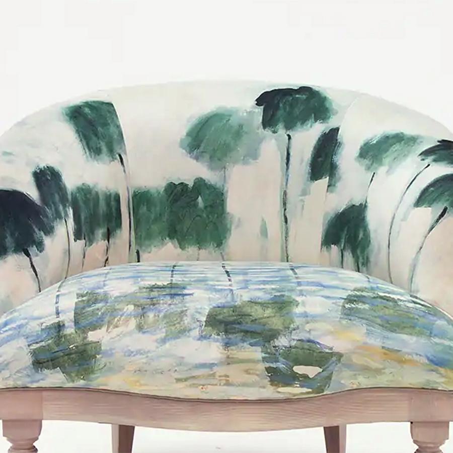 Hand-Crafted Monet Armchair For Sale