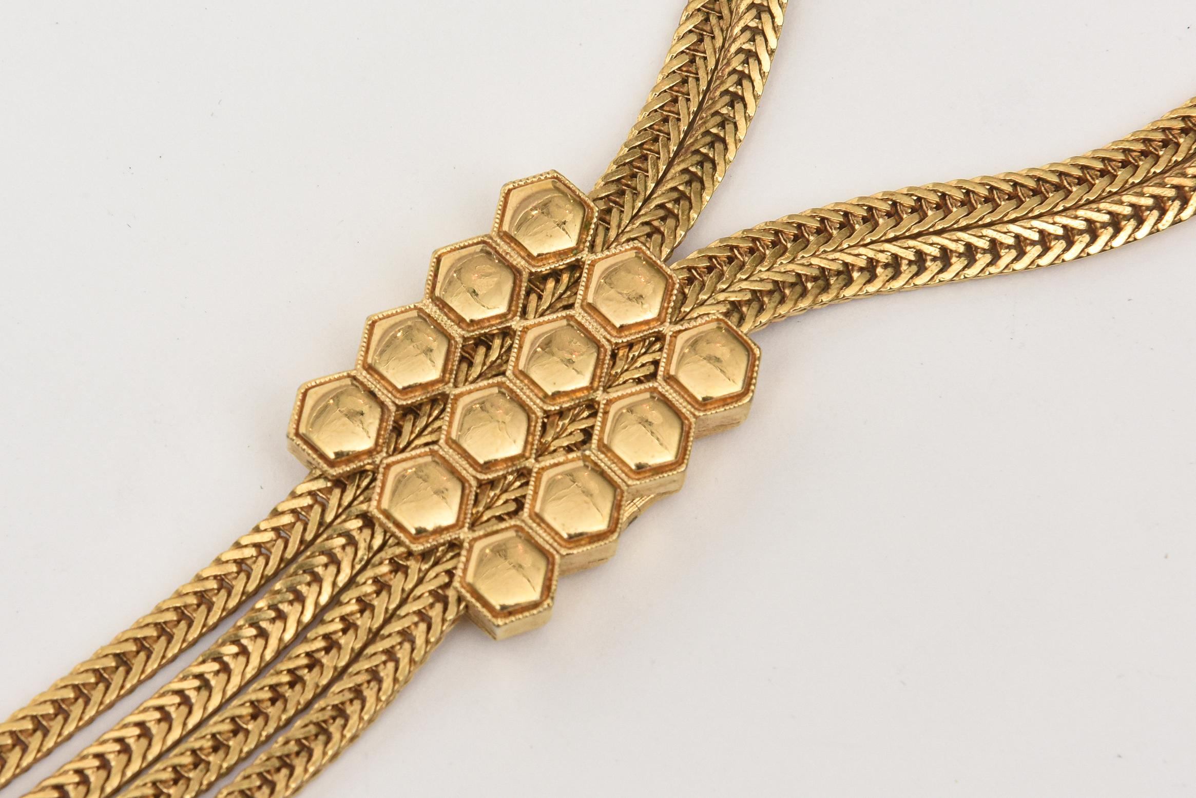 monet 14k gold necklace