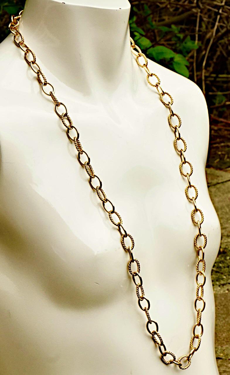 monet gold chain necklace