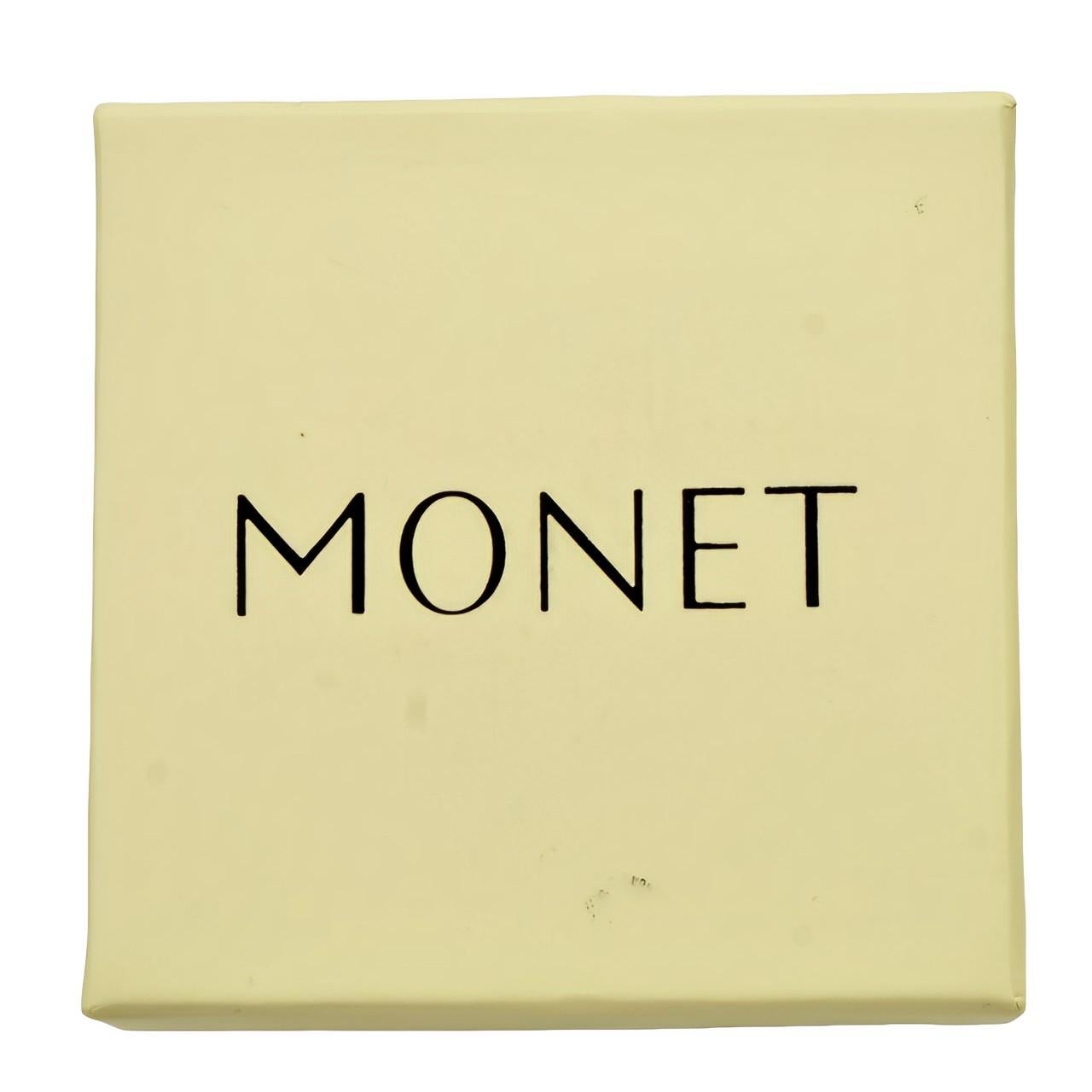 Monet Vergoldetes und großes, klares, ovales Gliederarmband mit Strasssteinen im Angebot 6