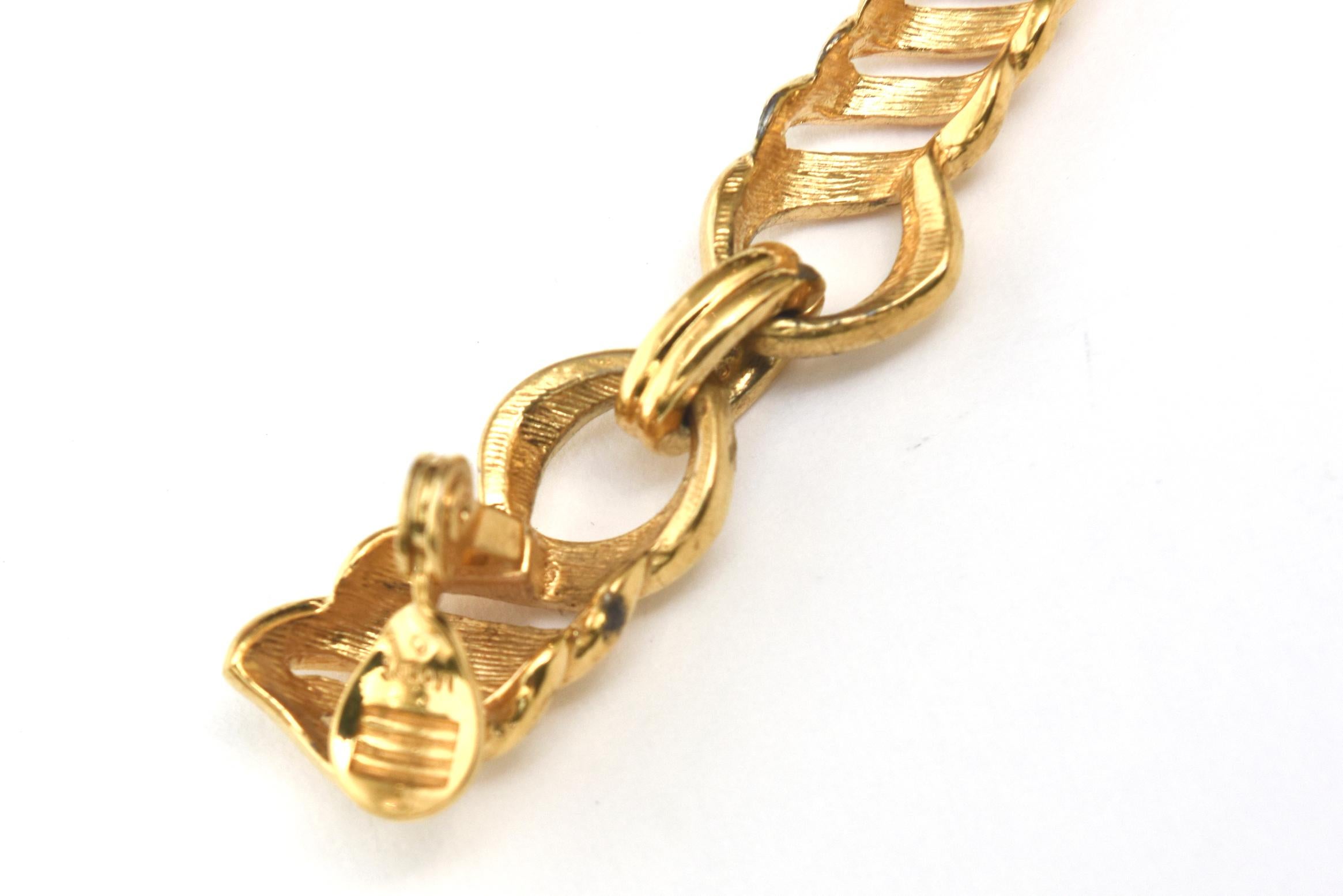 Women's Monet Vintage Spiral Gold Plated Dangle Clip On Earrings 