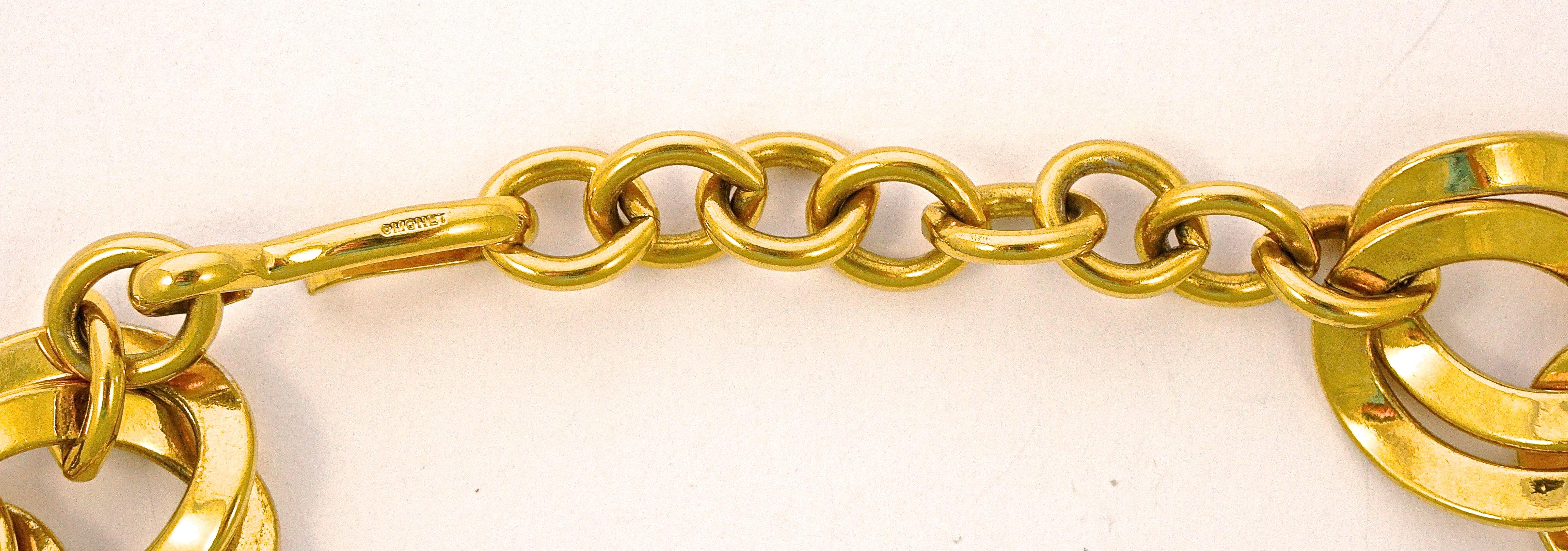 monet gold chain