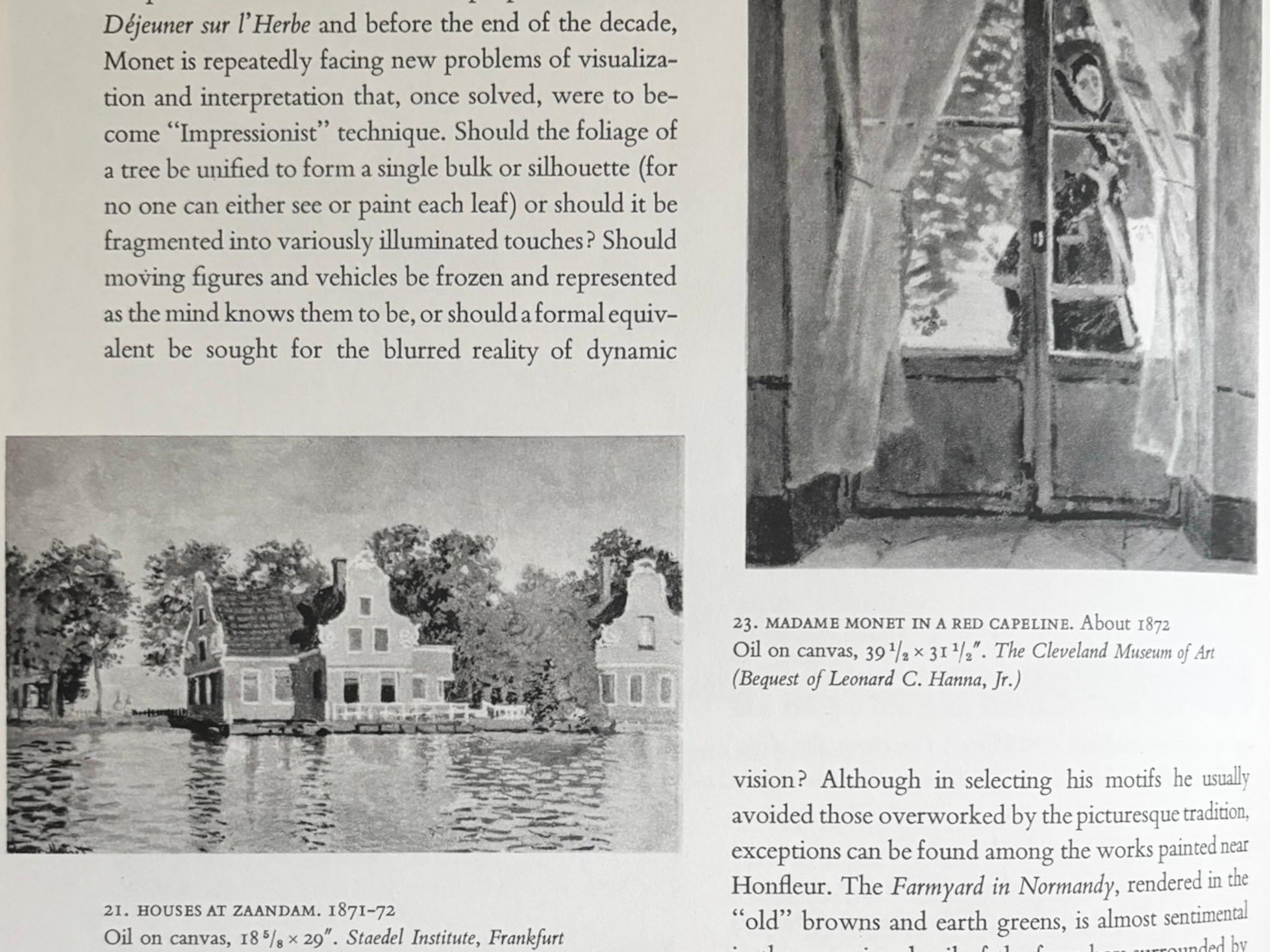 Monet Hardcover Art Book For Sale 1