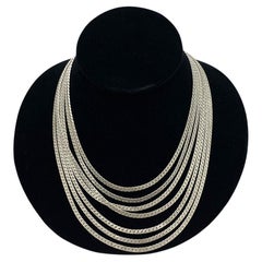 Vintage Monet Multi-Strand Chain Necklace