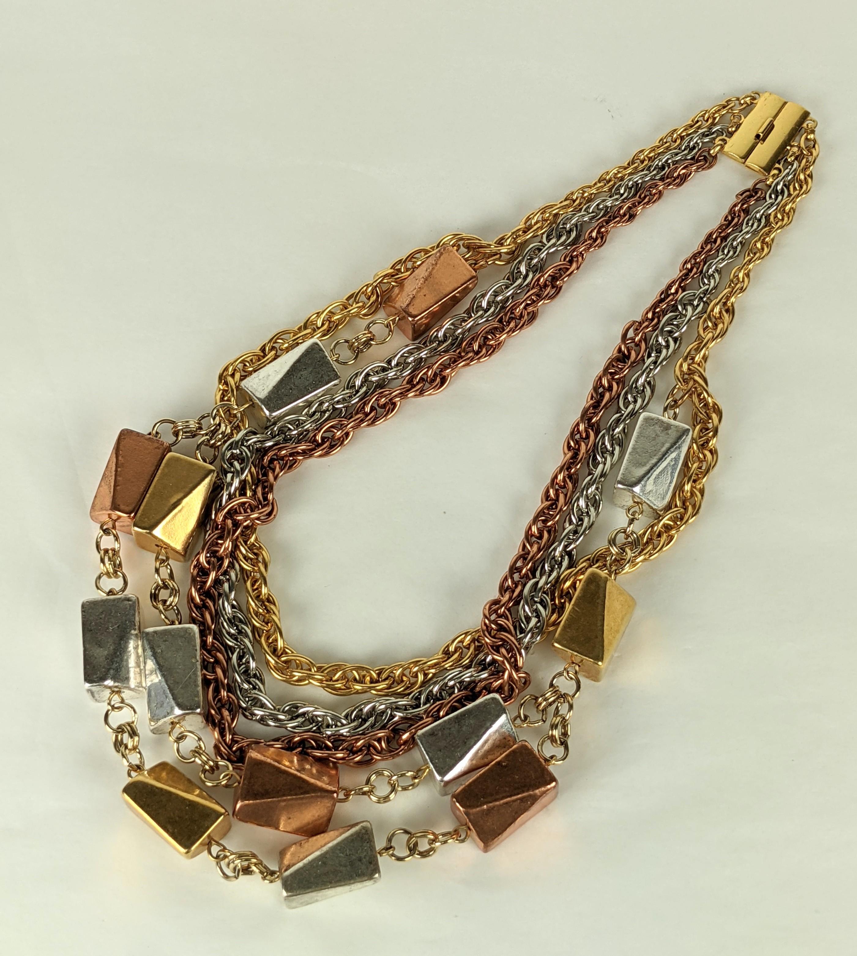 Monet Retro Link Kette Halskette im Angebot 1