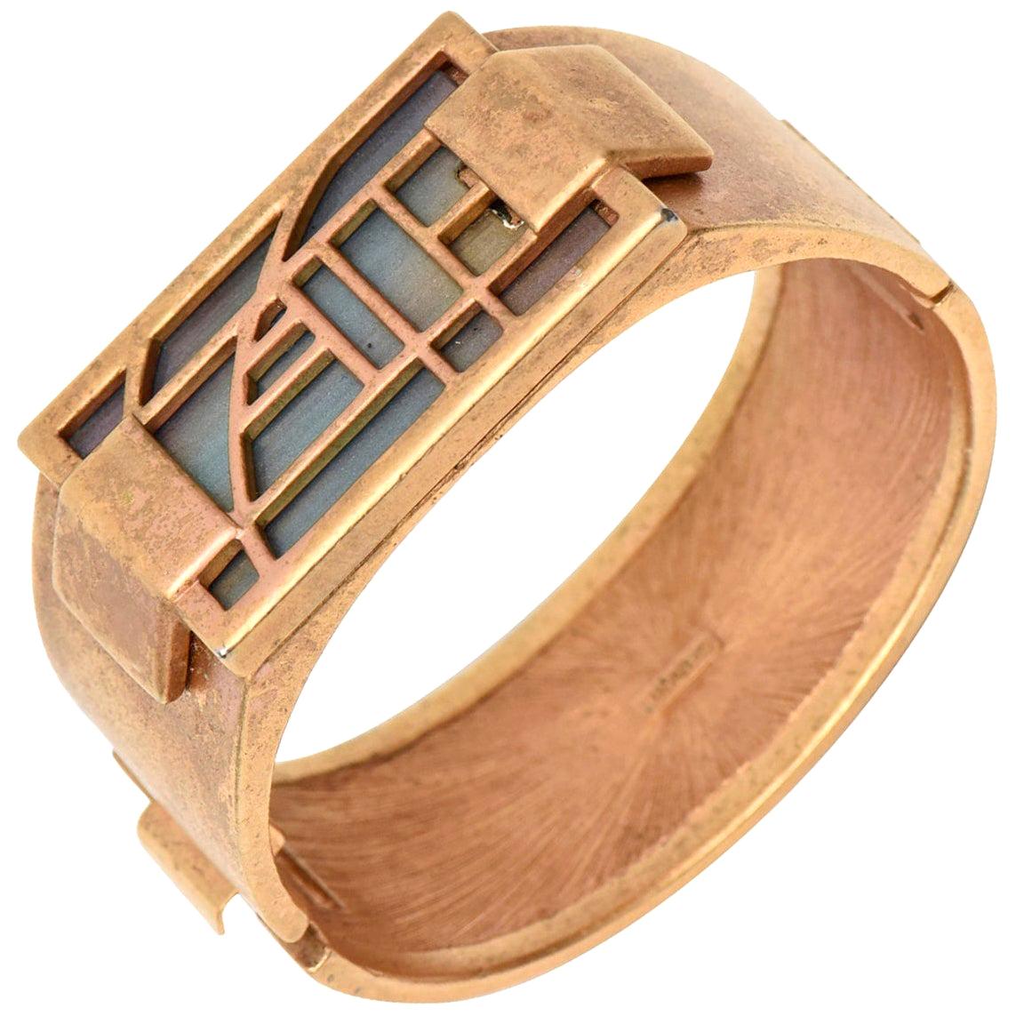 Chunky Retro Bracelet For Sale at 1stDibs