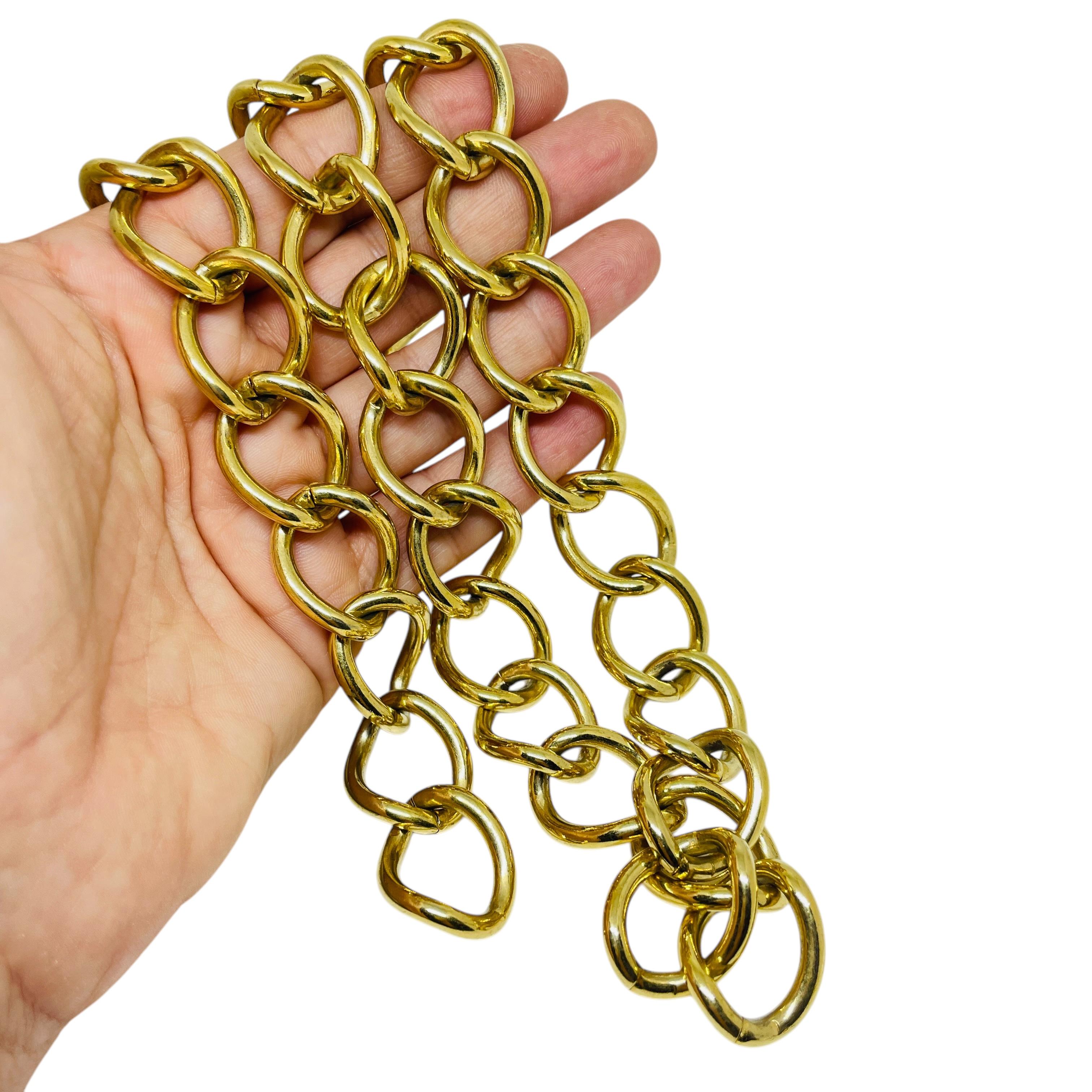Donna Monet firmato vintage in tonalità oro, collana bracciale di design in vendita