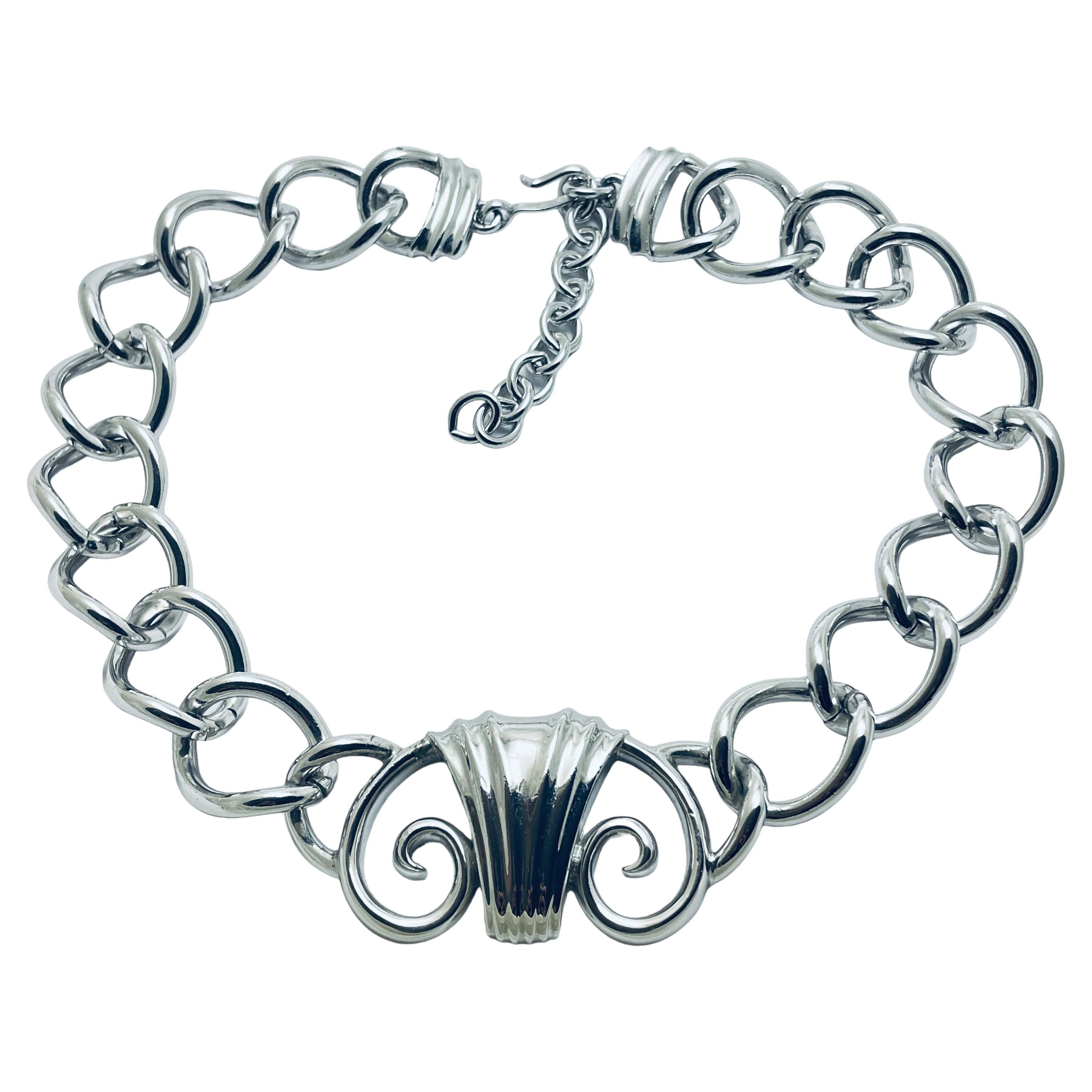 Monet silver chain necklace best sale