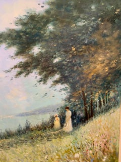 Monet Style Magnificent Large Landscape by James Llewelyn