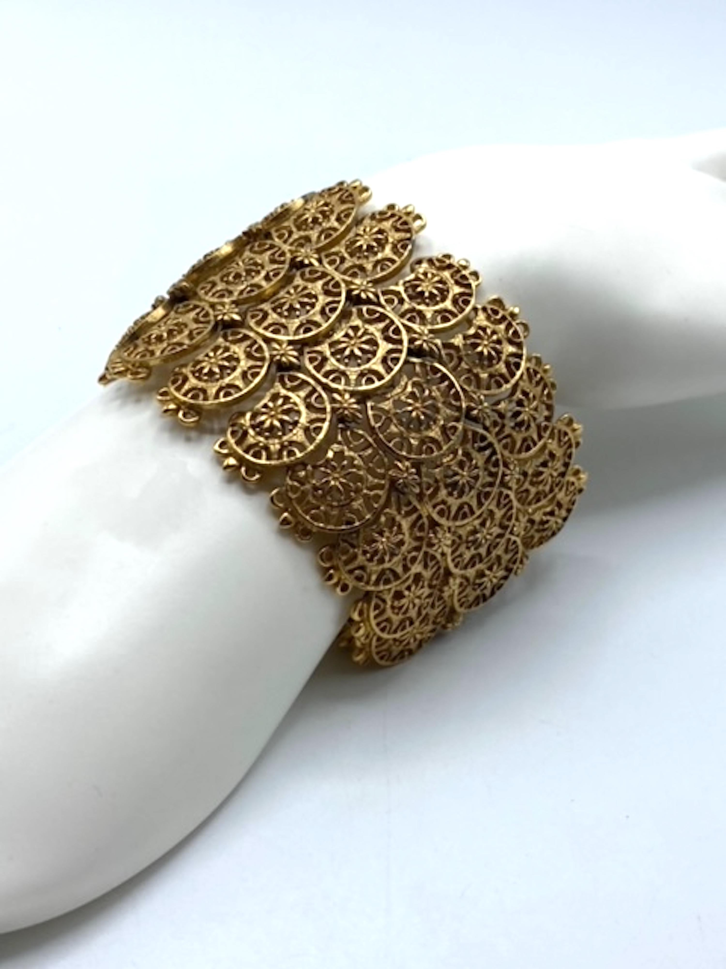 Bracciale a maglie larghe 