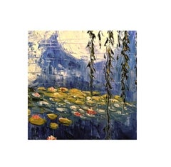 Monet Water Lillies Style Oil Painting
