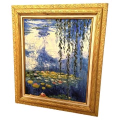 Monet Water Lillies Style Oil Painting