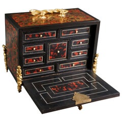 Cabinet numismatique de la Marqueterie Boulle signé "SUSSE Frères" époque Napoléon III