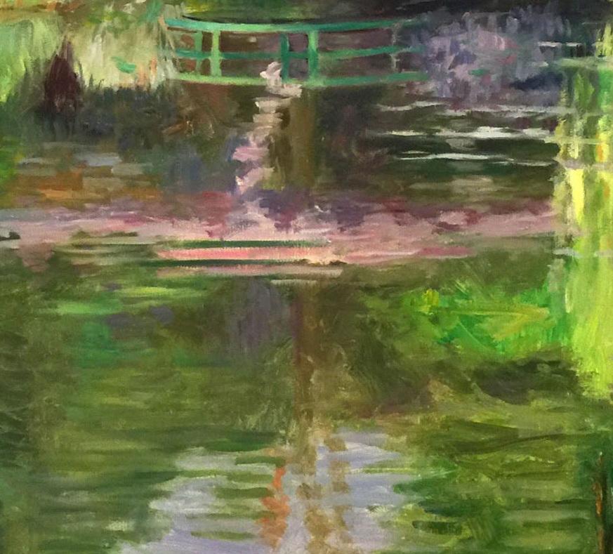 French Monet's Bridge by Laurent Dareau For Sale