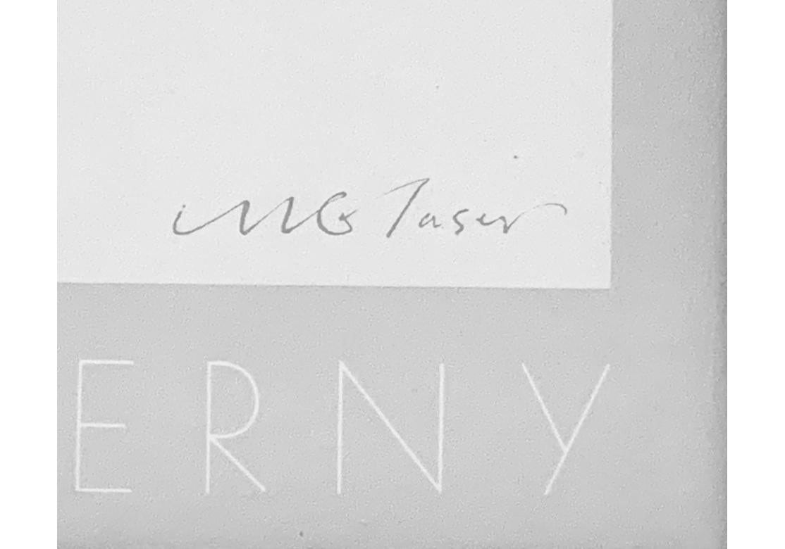 Monet's Palette by Milton Glaser 1980's Affiche encadrée Bon état - En vente à Bridgeport, CT